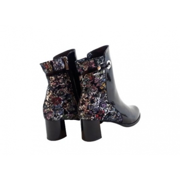 Skórzane szerokie botki tęgość G 1/2 obcas 6.5 cm